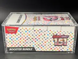 Pokemon 151 SV3.5 Booster Bundle Display Factory Sealed Case W/Acrylic Case - Image 4