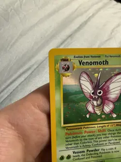 Venomoth 13/64 Pokemon Jungle Holo - Image 3