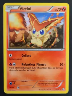 Pokemon VICTINI 23/149 Rare Boundaries Crossed - Light Play 🍒 - Image 4