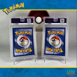 Machop & Machoke - Pokemon - 1999 Base Set - Unlimited Edition - PSA 8 & 9 - Image 2