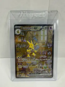 Pokemon Alakazam Ex 201/165 Scarlet & Violet 151 Special Illustration Rare - Image 1
