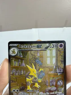 Pokemon Alakazam Ex 201/165 Scarlet & Violet 151 Special Illustration Rare - Image 3