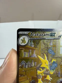 Pokemon Alakazam Ex 201/165 Scarlet & Violet 151 Special Illustration Rare - Image 4