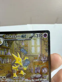 Pokemon Alakazam Ex 201/165 Scarlet & Violet 151 Special Illustration Rare - Image 5