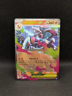 Mega Charizard X ex 029 PROMO BLACK STAR HOLO Mega Evolution Pokemon English a - Image 1