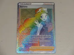 2022 Pokemon SWSH Silver Tempest Rainbow SECRET RARE #207 Serena HOLO SEC - Image 1