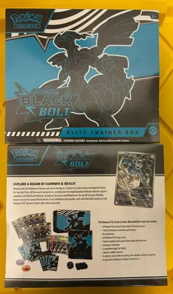 2x Pokemon TCG: Black Bolt Elite Trainer Box ETB Brand New & Factory Sealed - Image 3