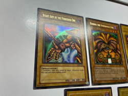 USA Seller Yugioh Exodia The Forbidden One SET ORIGINAL LOB-124 Ultra Rare MP - Image 2