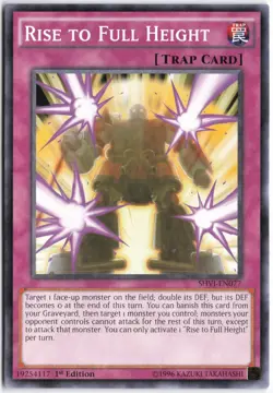 Yugioh - Rise to Full Height SHVI-EN077 1st Edition - Shining Victories - Image 1