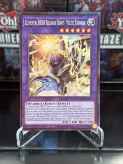 YuGiOh! Elemental HERO Thunder Giant - Voltic Thunder - Colle. Rare (MZMU-EN029) - Image 1
