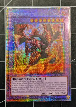 YUGIOH ALBA-LENATUS THE ABYSS DRAGON STARLIGHT RARE 1ST NM DIFO-EN035 - Image 1