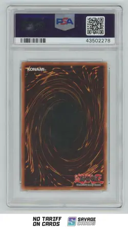 2002 Yu-Gi-Oh Legend/Blue Eyes 1st Edition Vile Germs PSA 10 #LOB-090 - Image 2