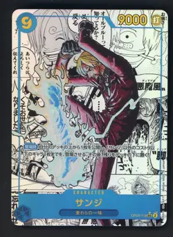 Sanji OP06-119 SEC Manga Alt Art One Piece Card The Best Vol.2 Japanese - Image 1