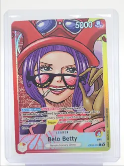 BELO BETTY 2023 ONE PIECE AWAKENING NEW ERA ALT ART LEADER #OP05-002 Q5600 - Image 1