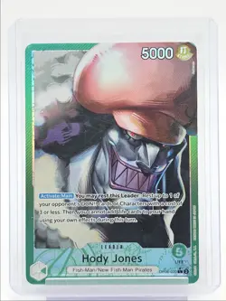 HODY JONES 2024 ONE PIECE WINGS OF CAPTAIN ALT ART LEADER #OP06-020 Q5600 - Image 1