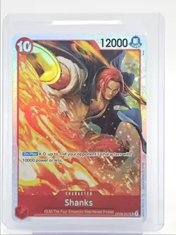 SHANKS 2024 ONE PIECE WINGS OF THE CAPTAIN SUPER RARE B #OP06-007 Q5600 - Image 1