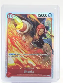 SHANKS 2024 ONE PIECE WINGS OF THE CAPTAIN SUPER RARE A #OP06-007 Q5600 - Image 1