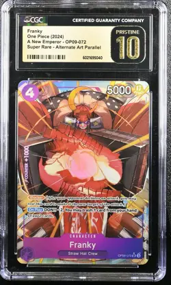 2024 ONE PIECE ENGLISH A NEW EMPEROR FRANKY ALT ART OP09-072 CGC 10 PRISTINE - Image 1
