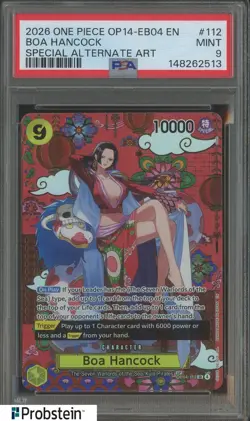 2026 One Piece OP14-EB04 EN Special Alternate Art #112 Boa Hancock PSA 9 - Image 1
