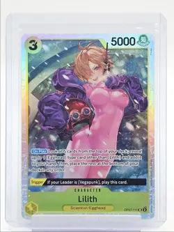 LILITH 2024 ONE PIECE 500 YEARS IN THE FUTURE SUPER RARE B #OP07-111 Q5600 - Image 1