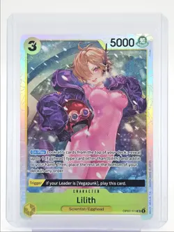 LILITH 2024 ONE PIECE 500 YEARS IN THE FUTURE SUPER RARE A #OP07-111 Q5600 - Image 1