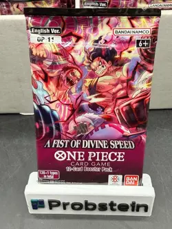 Lot of (375) One Piece English OP11 A Fist of Divine Speed Booster Packs Sealed - Image 2