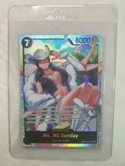 One Piece #OP14-084 Ms. All Sunday Super Rare SR The Azure Sea's Seven - Image 1