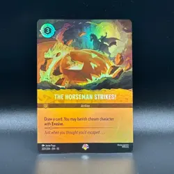 Disney Lorcana Whispers In The Well THE HORSEMAN STRIKES Epic Foil 207/204 - Image 1