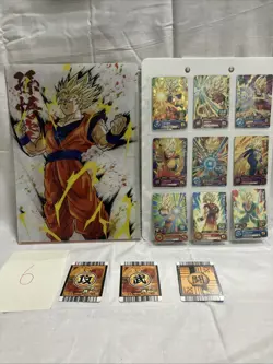 Super Dragon Ball Heroes Super Saiyan Goku Clear File & 9-Pocket Card Display Se - Image 2