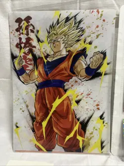 Super Dragon Ball Heroes Super Saiyan Goku Clear File & 9-Pocket Card Display Se - Image 3