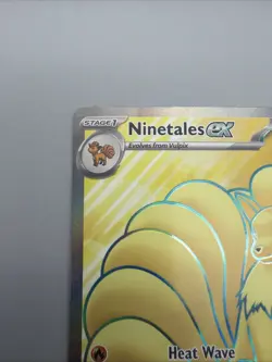 Pokemon Cards Ninetales ex 186/165 151 Ultra Rare NM - Image 2