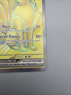Pokemon Cards Ninetales ex 186/165 151 Ultra Rare NM - Image 5