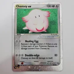 Chansey ex 96/109 Ruby and Sapphire Holo Ultra Rare Pokemon Card HP - Image 1