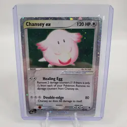 Chansey ex 96/109 Ruby and Sapphire Holo Ultra Rare Pokemon Card HP - Image 3
