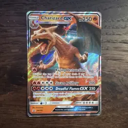 Pokemon Charizard GX SM195 SM Full Art Holo Promo 250 HP Card - Image 1