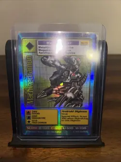 Machinedramon Digimon TCG Card BO-55 Holo Foil 1999 LP - Image 1