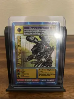 Machinedramon Digimon TCG Card BO-55 Holo Foil 1999 LP - Image 2