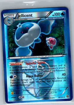 Jellicent (Team Plasma) 39/135 Reverse Holo - Plasma Storm - Pokemon Card - LP - Image 1