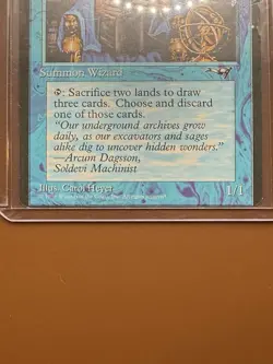 Miscut Soldevi Sage (2 Candles) Alliances Regular 1995 Magic Card MTG - Image 5