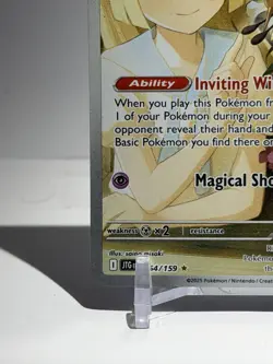 Pokemon TCG Lillie's Ribombee Card Journey Together Illustration, 164/159 - Image 3