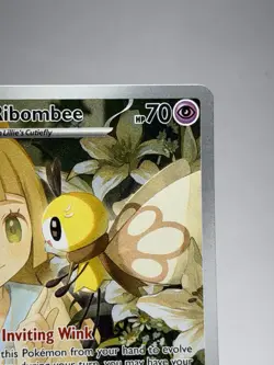 Pokemon TCG Lillie's Ribombee Card Journey Together Illustration, 164/159 - Image 5