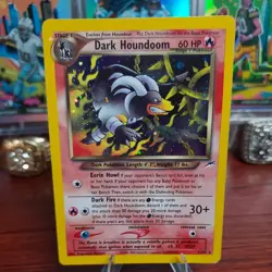 Pokemon Dark Houndoom TCG Card Neo Destiny 7/105 Unlimited Holo Rare 💎LP💎 - Image 1