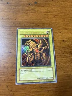 Yu-Gi-Oh! TCG Set of Egyptian God Cards (Obelisk, Ra, Slifer) GB1-001, 002, 003 - Image 2