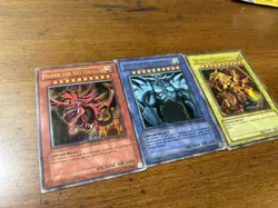 Yu-Gi-Oh! TCG Set of Egyptian God Cards (Obelisk, Ra, Slifer) GB1-001, 002, 003 - Image 5