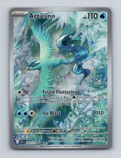Articuno 161 2025 Pokemon Journey Together Illustration Rare Card NM+ - Image 1