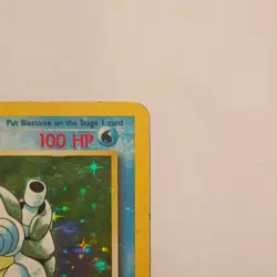 Pokemon Blastoise Holo Rare 100 HP Base Set 2/102 1999 WOTC Card - Image 3
