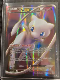 Pokemon Mew EX 120/124 Dragons Exalted Full Art Ultra Rare Holo English Card - Image 1