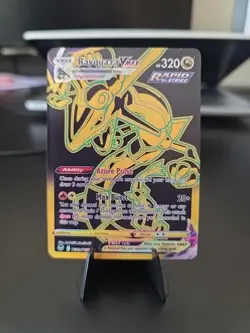 Rayquaza VMAX TG29/TG30 Sword & Shield Silver Tempest Custom Holo Display Card - Image 1