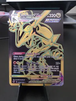 Rayquaza VMAX TG29/TG30 Sword & Shield Silver Tempest Custom Holo Display Card - Image 2