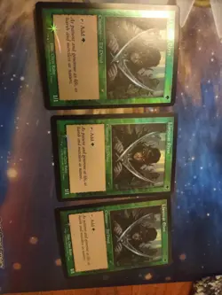 Llanowar Elves MTG Promo Foil Set of 3 Magic The Gathering - Image 1